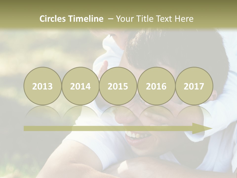 Pretty Playful Girl PowerPoint Template