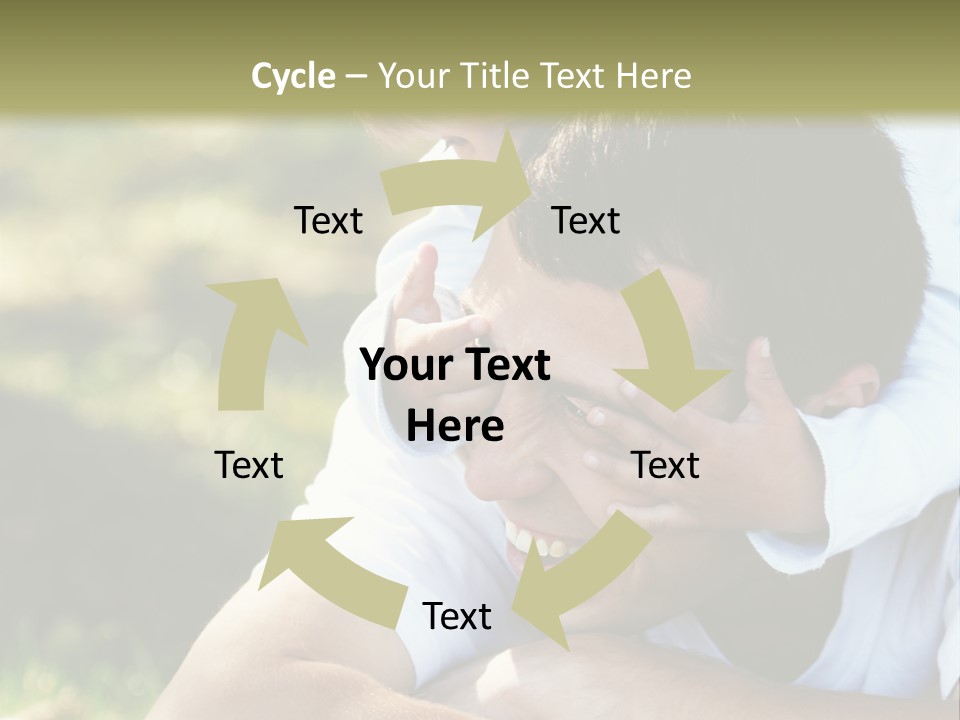 Pretty Playful Girl PowerPoint Template