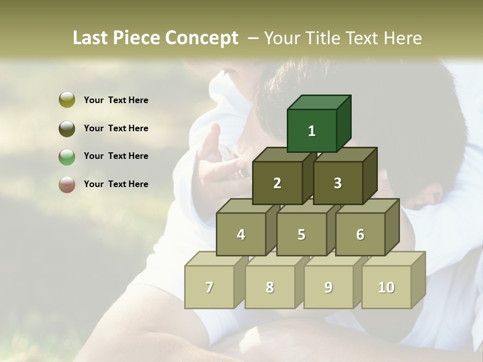 Pretty Playful Girl PowerPoint Template