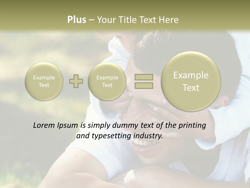 Pretty Playful Girl PowerPoint Template