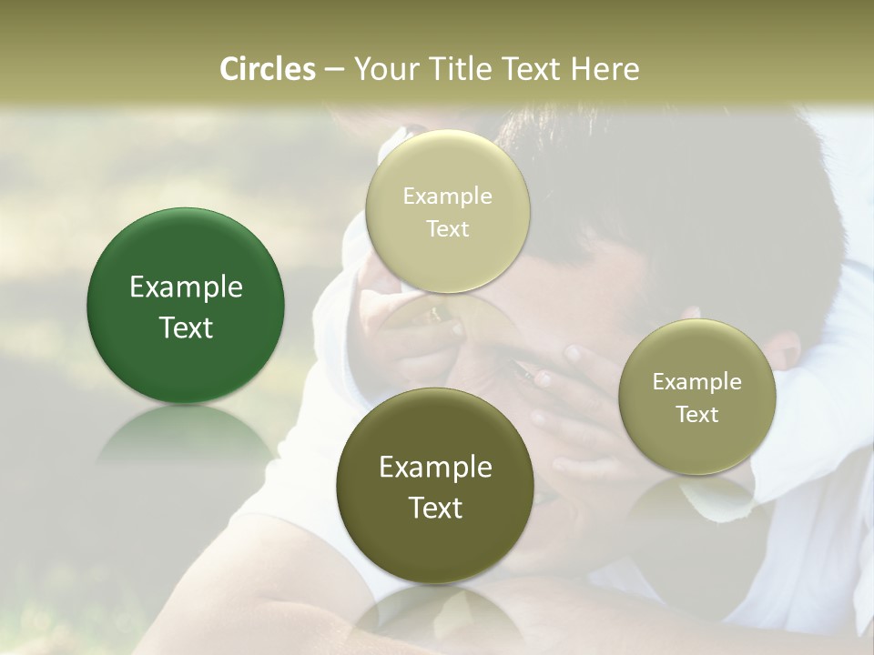 Pretty Playful Girl PowerPoint Template