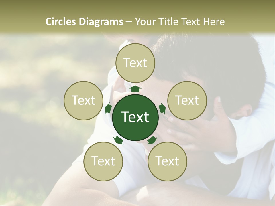 Pretty Playful Girl PowerPoint Template