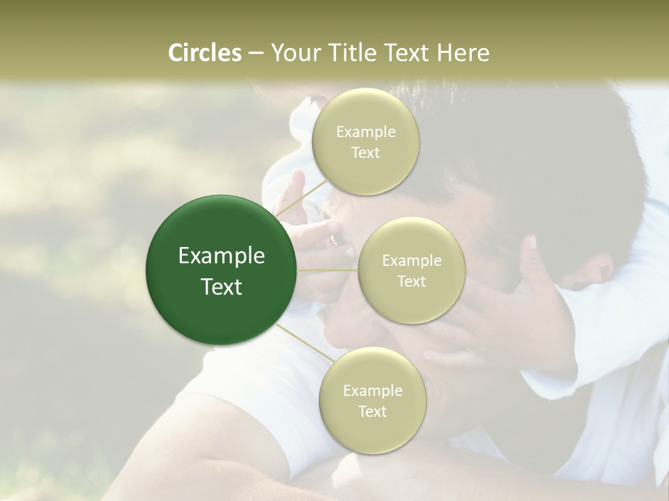 Pretty Playful Girl PowerPoint Template