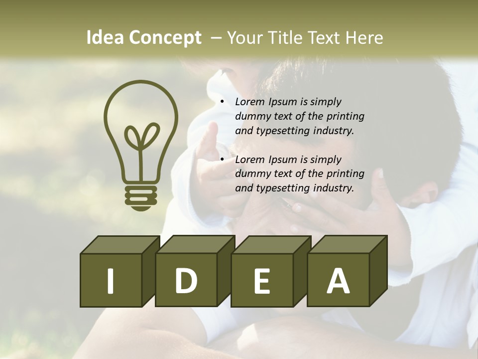 Pretty Playful Girl PowerPoint Template