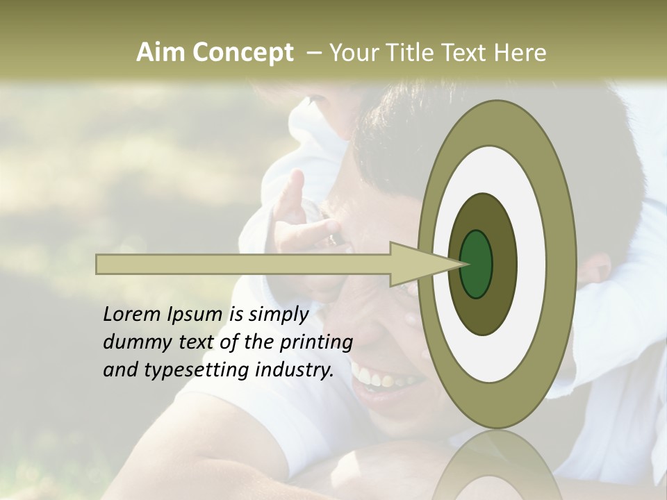 Pretty Playful Girl PowerPoint Template