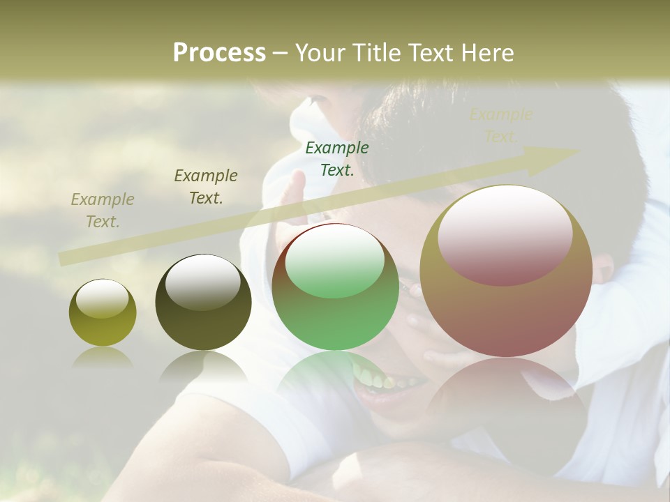 Pretty Playful Girl PowerPoint Template