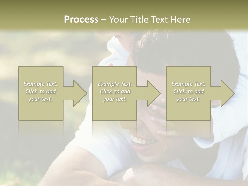 Pretty Playful Girl PowerPoint Template