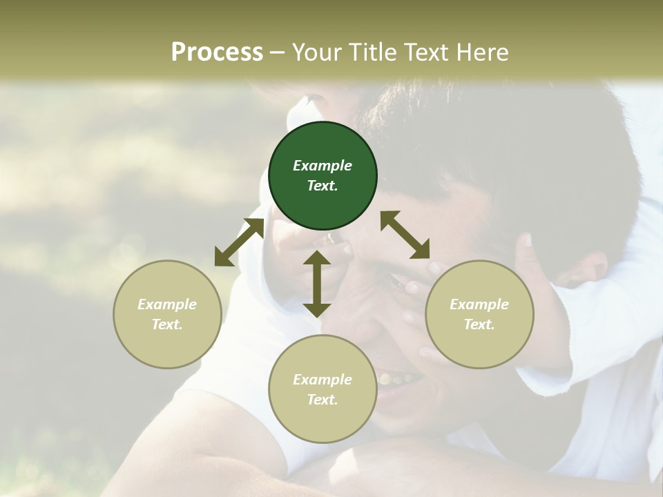 Pretty Playful Girl PowerPoint Template