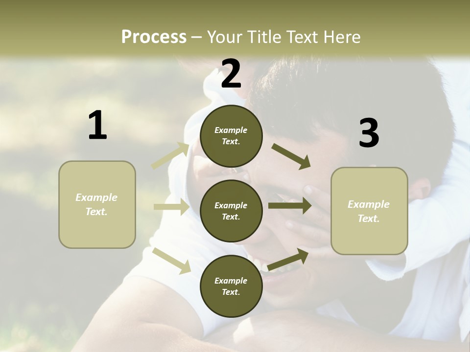 Pretty Playful Girl PowerPoint Template