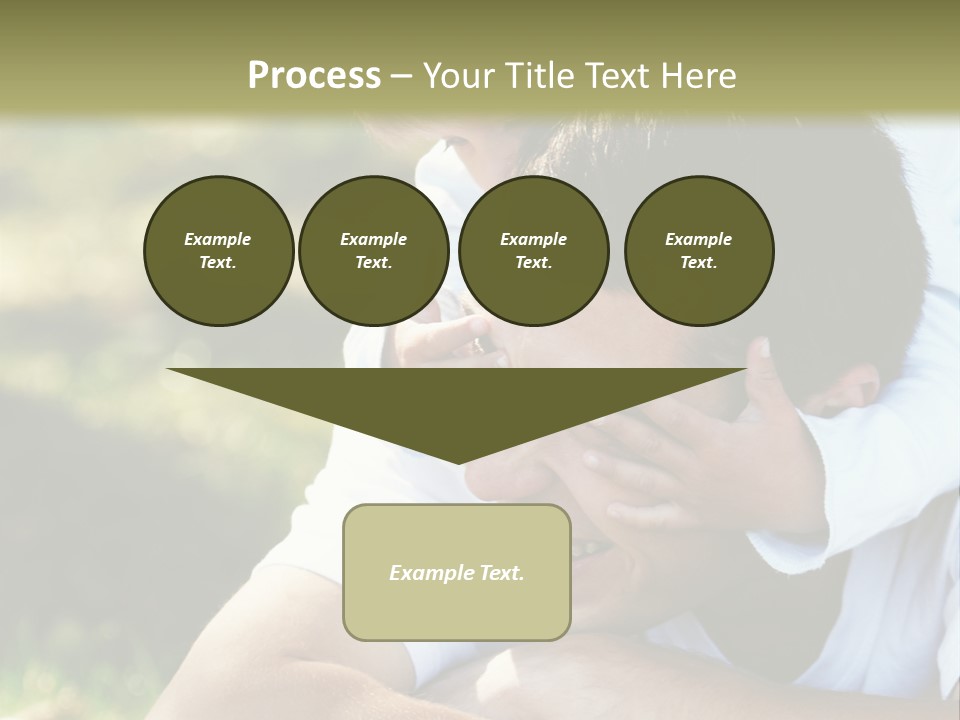 Pretty Playful Girl PowerPoint Template