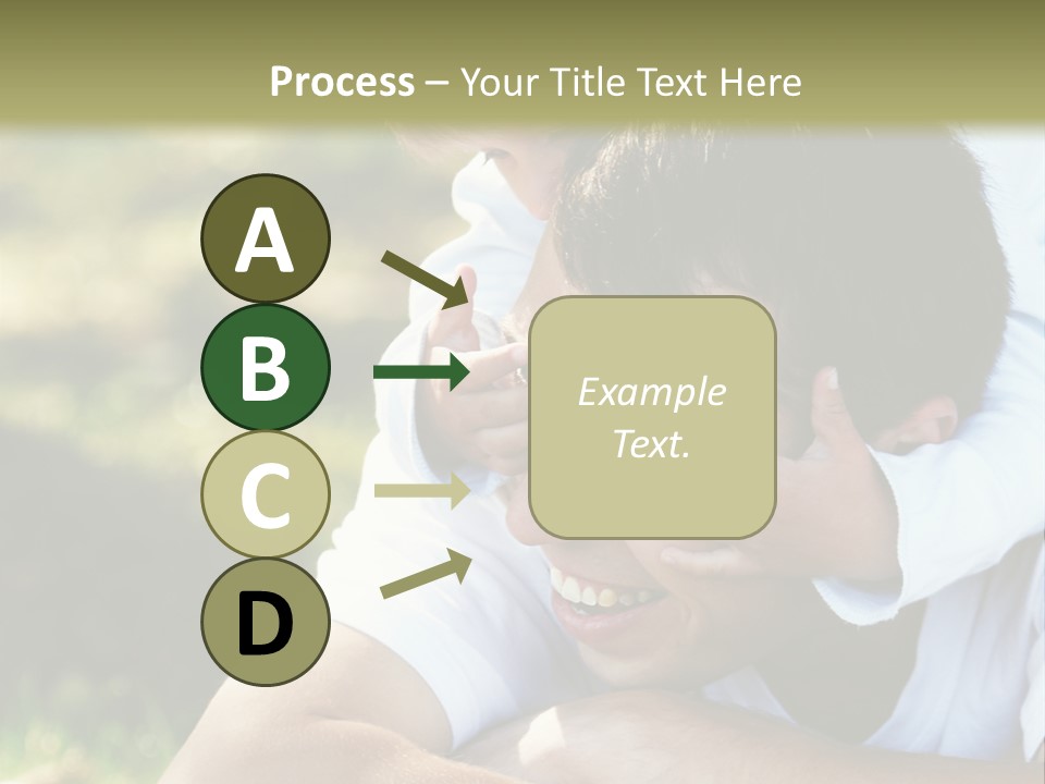 Pretty Playful Girl PowerPoint Template