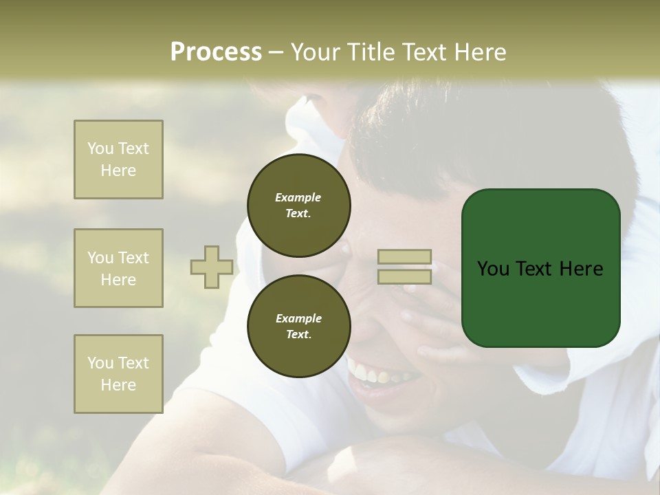 Pretty Playful Girl PowerPoint Template