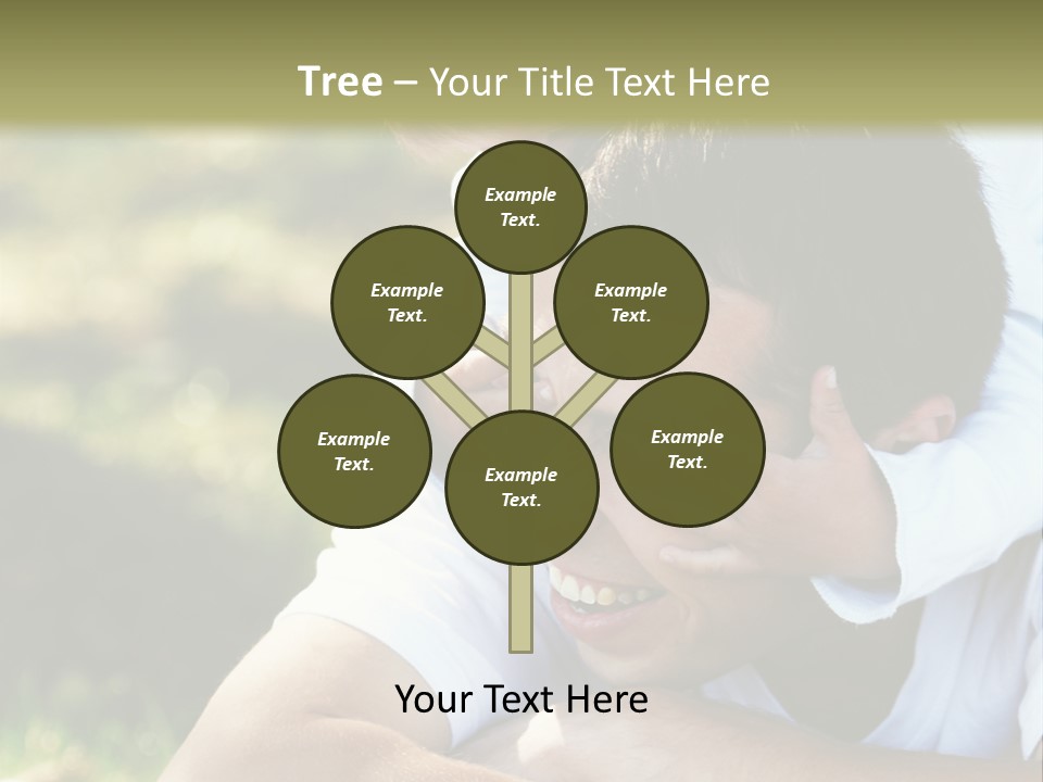 Pretty Playful Girl PowerPoint Template