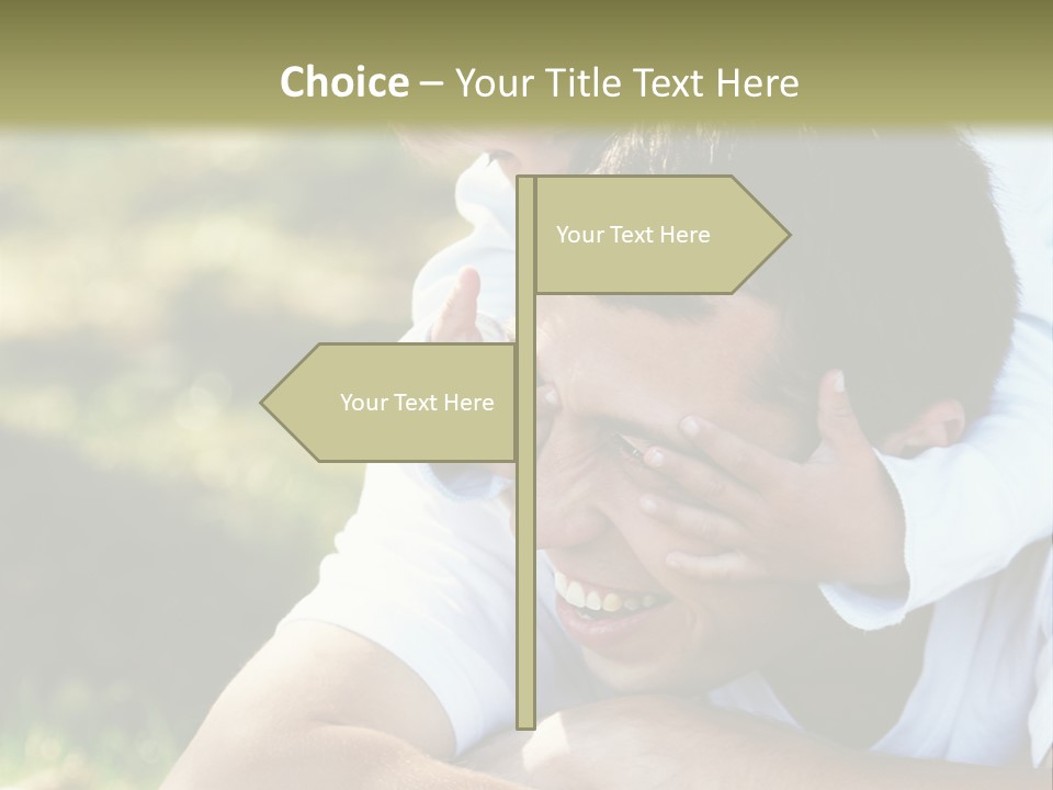 Pretty Playful Girl PowerPoint Template