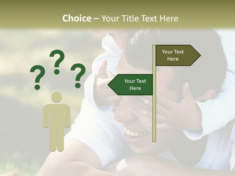 Pretty Playful Girl PowerPoint Template