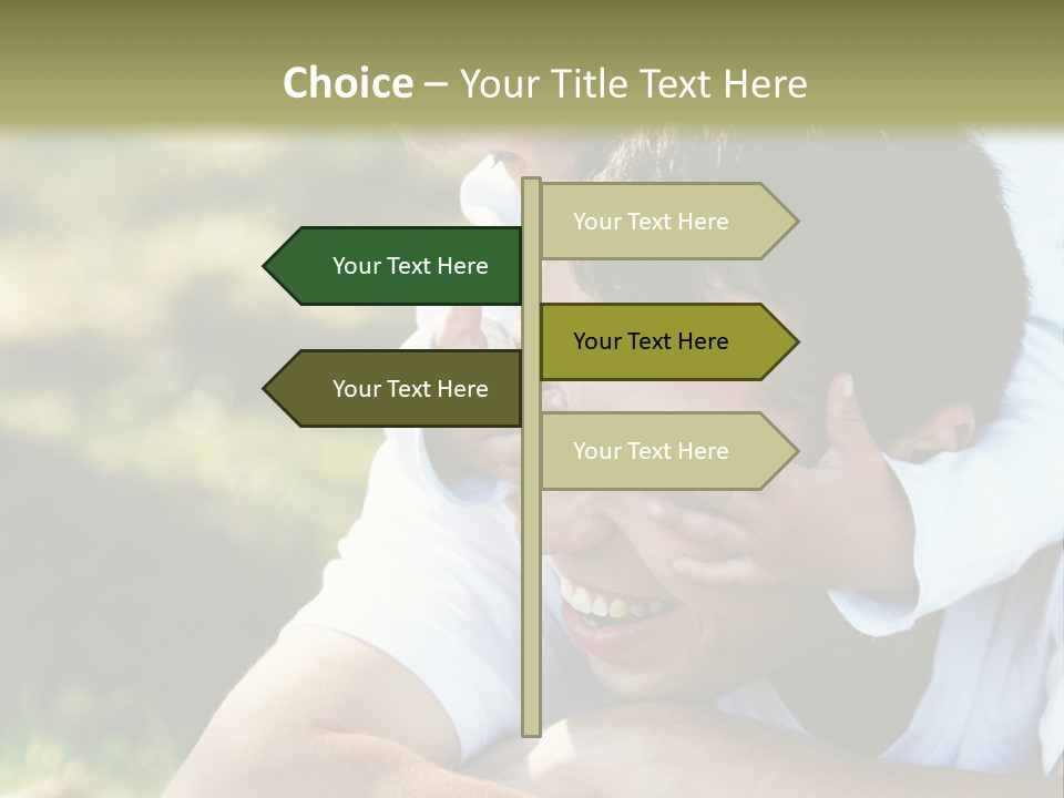 Pretty Playful Girl PowerPoint Template