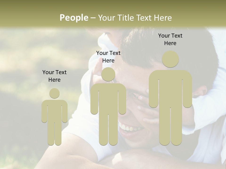 Pretty Playful Girl PowerPoint Template