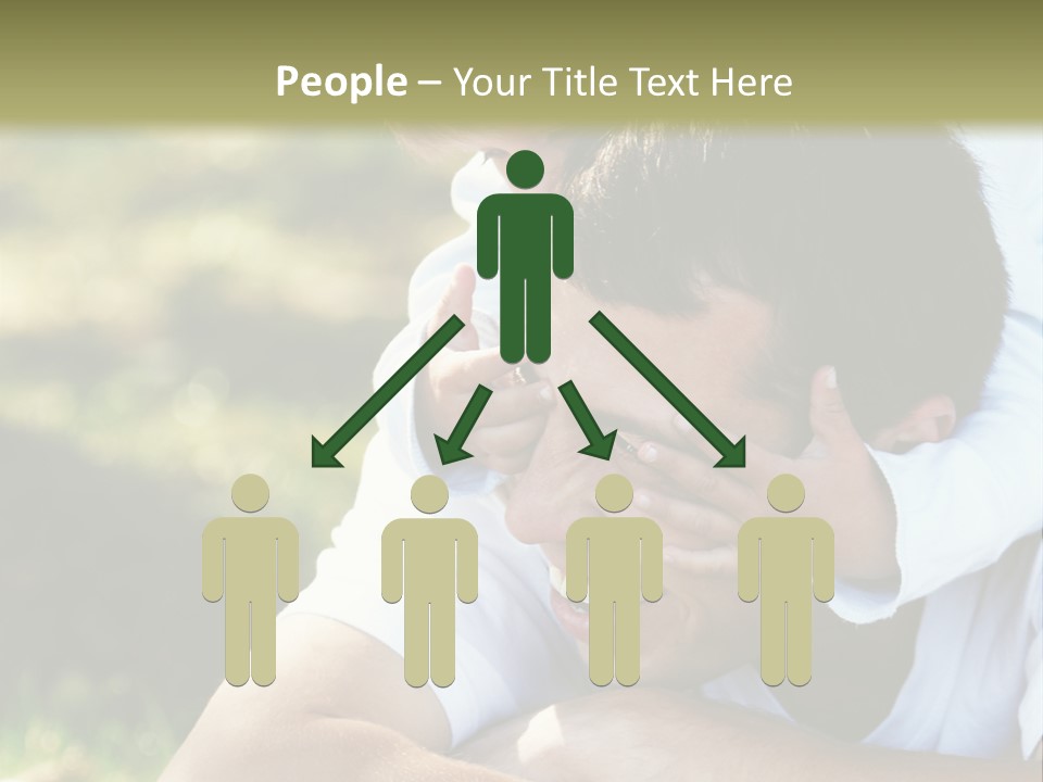 Pretty Playful Girl PowerPoint Template