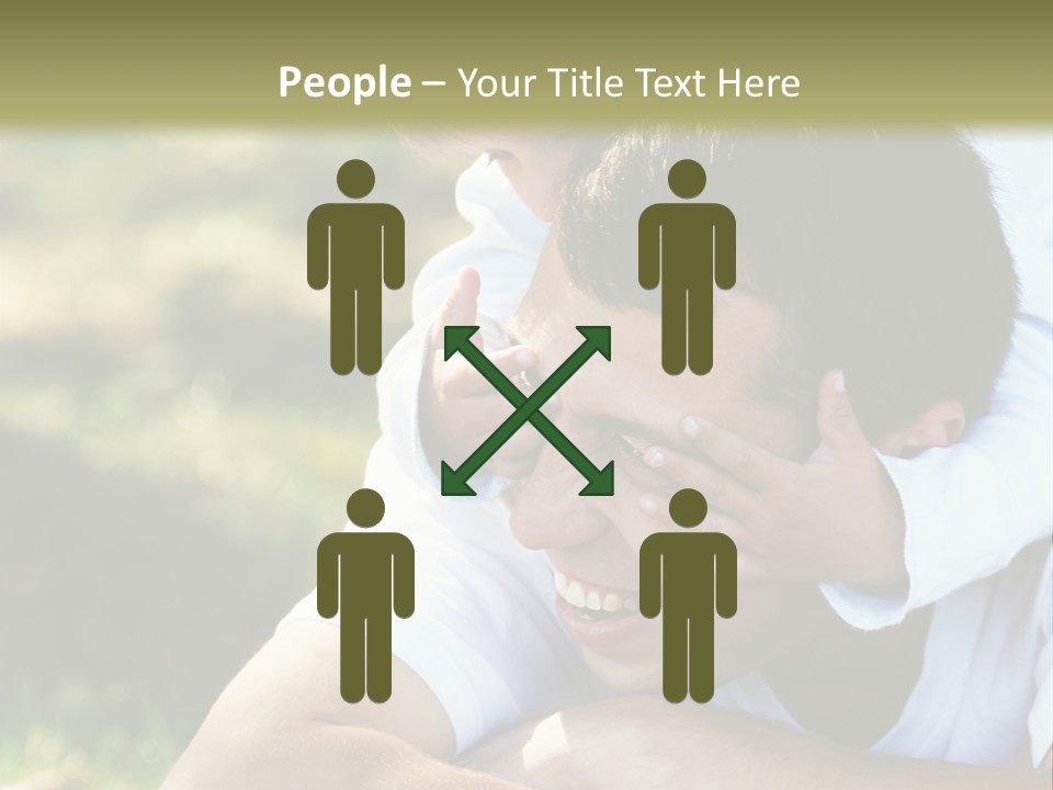 Pretty Playful Girl PowerPoint Template