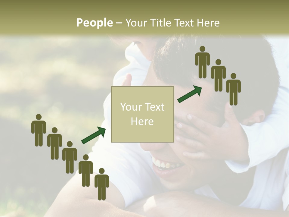 Pretty Playful Girl PowerPoint Template