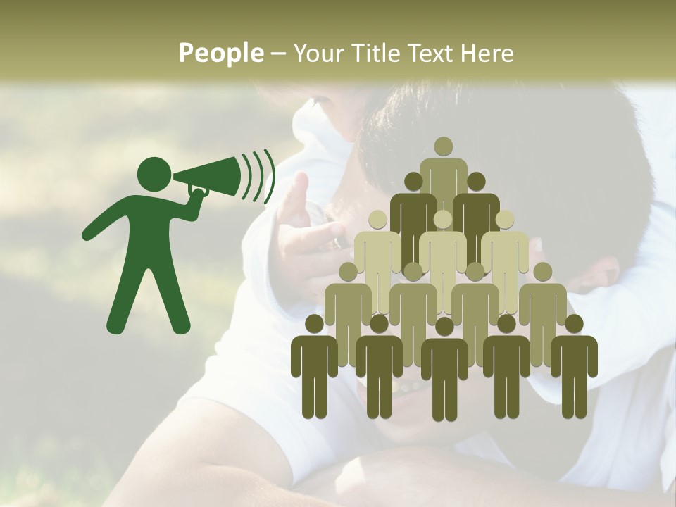 Pretty Playful Girl PowerPoint Template