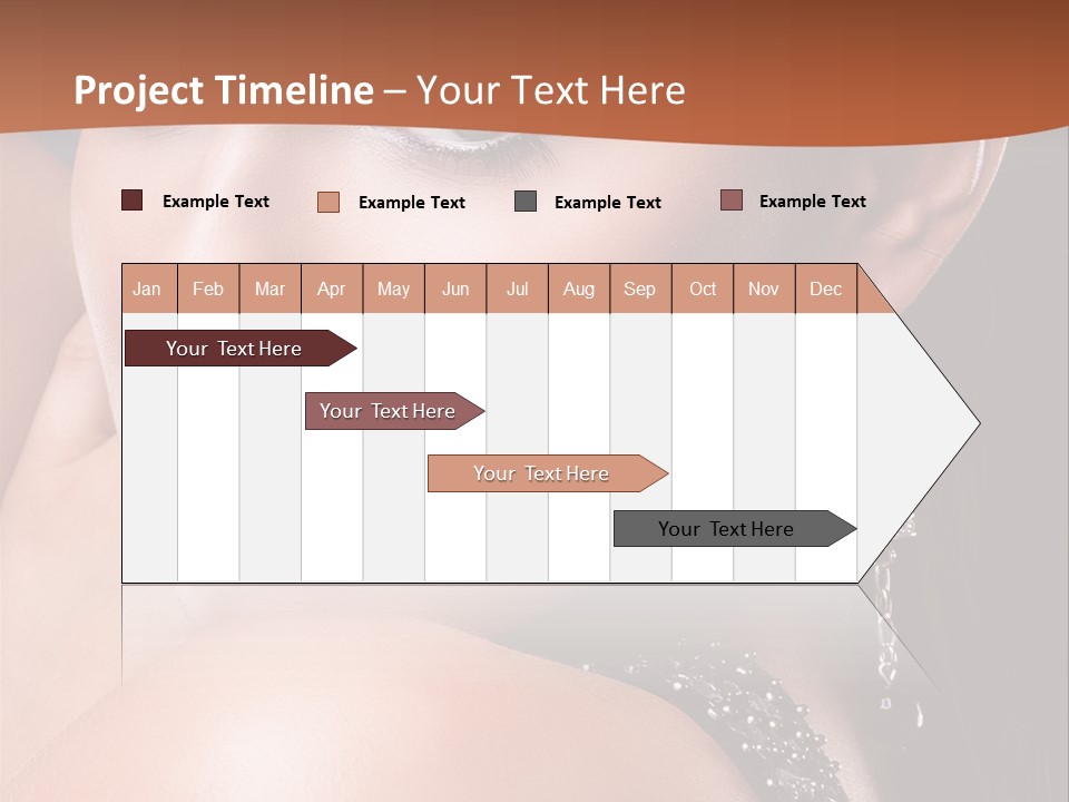 A Beautiful Woman In A Black Dress Posing For A Picture PowerPoint Template