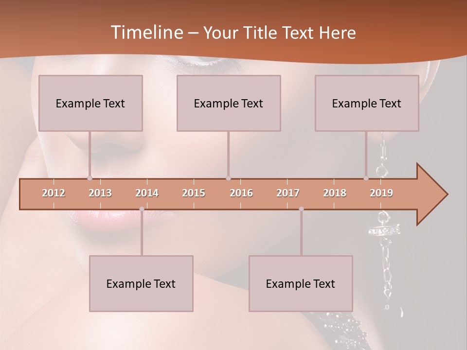 A Beautiful Woman In A Black Dress Posing For A Picture PowerPoint Template