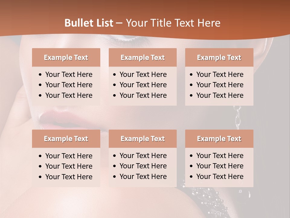 A Beautiful Woman In A Black Dress Posing For A Picture PowerPoint Template