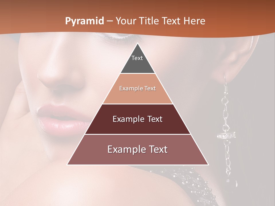 A Beautiful Woman In A Black Dress Posing For A Picture PowerPoint Template