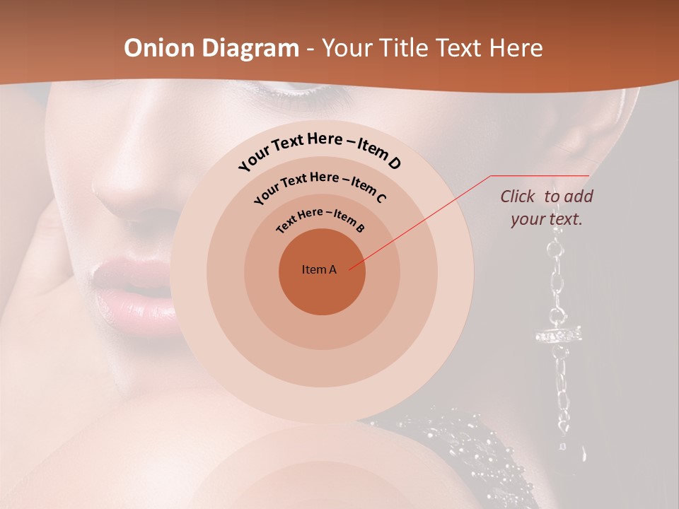 A Beautiful Woman In A Black Dress Posing For A Picture PowerPoint Template