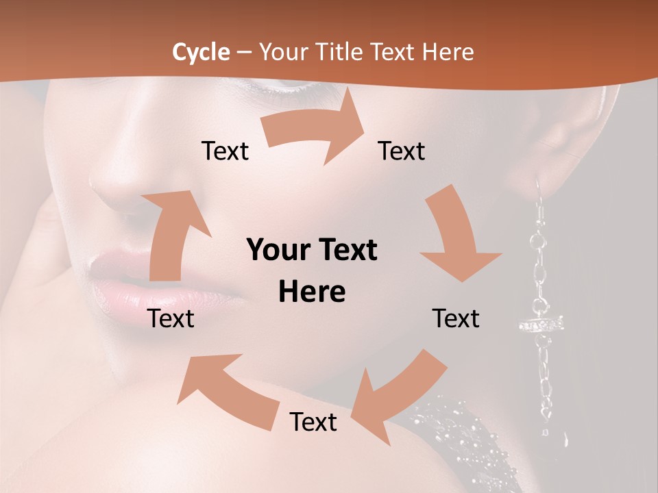 A Beautiful Woman In A Black Dress Posing For A Picture PowerPoint Template