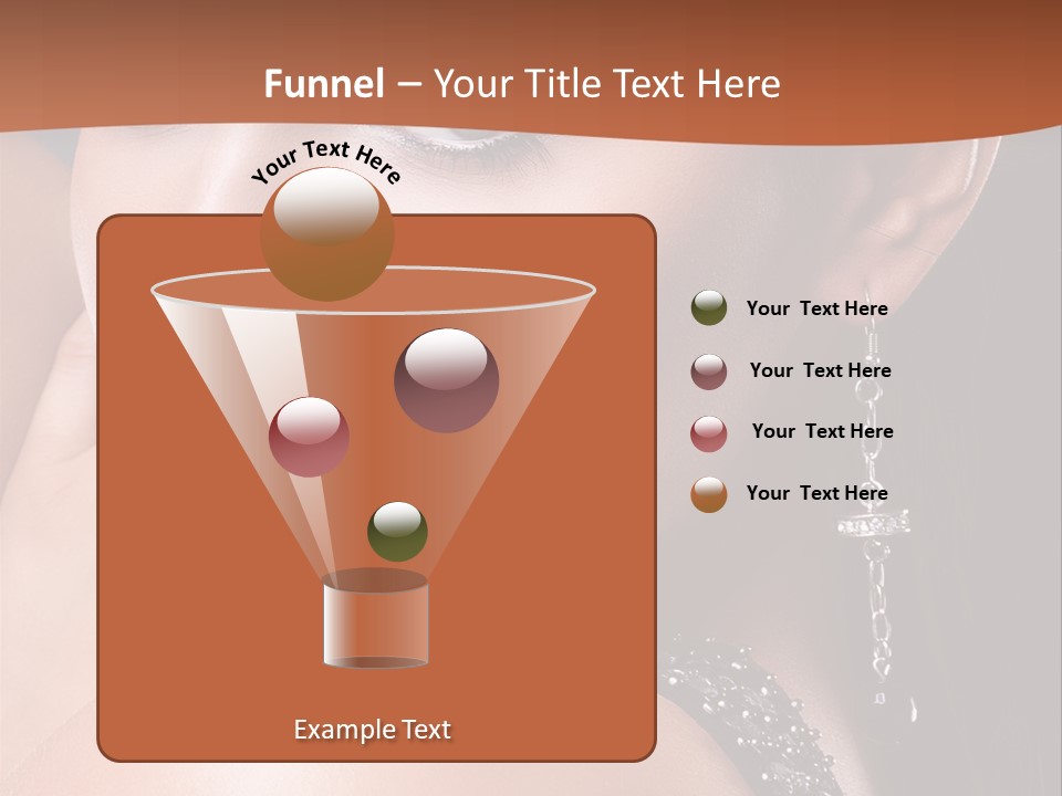 A Beautiful Woman In A Black Dress Posing For A Picture PowerPoint Template