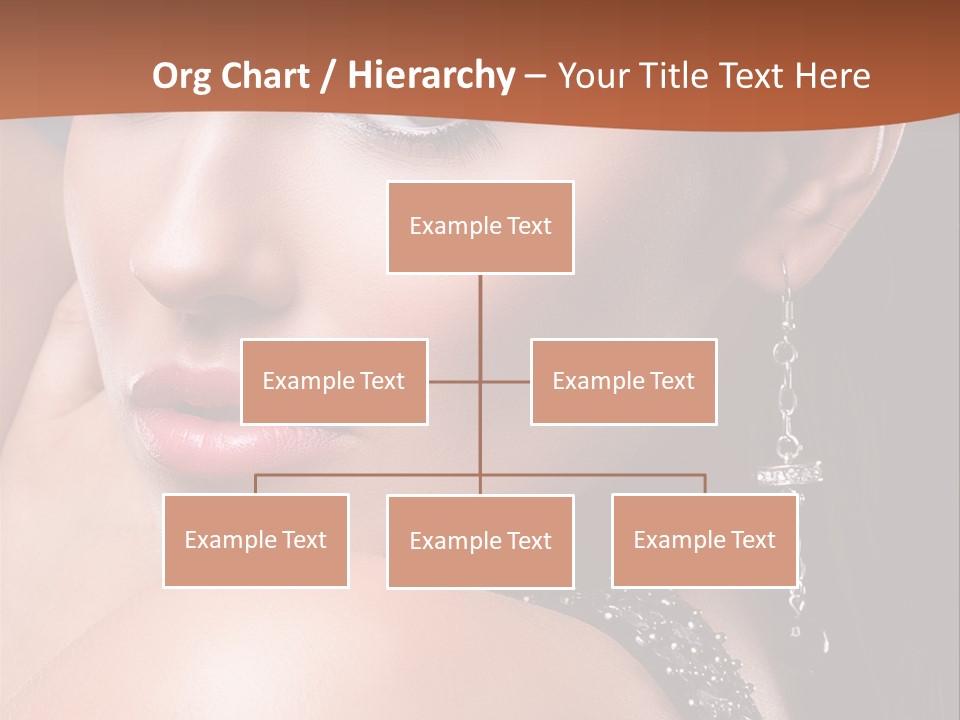 A Beautiful Woman In A Black Dress Posing For A Picture PowerPoint Template