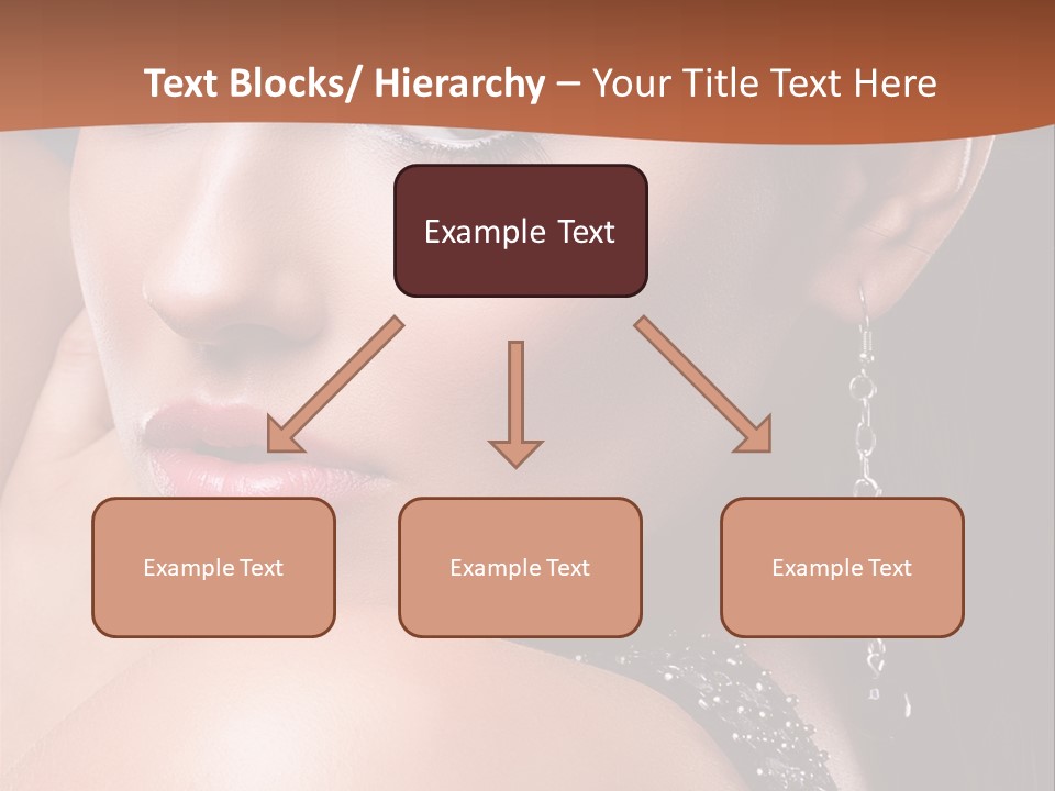 A Beautiful Woman In A Black Dress Posing For A Picture PowerPoint Template