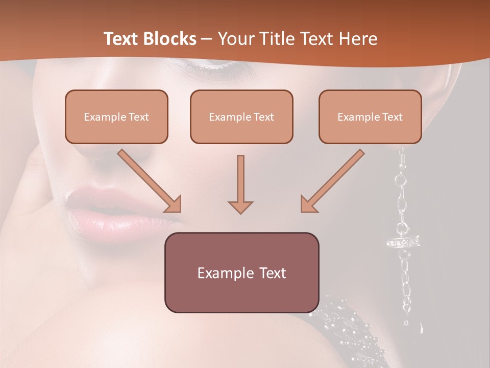 A Beautiful Woman In A Black Dress Posing For A Picture PowerPoint Template