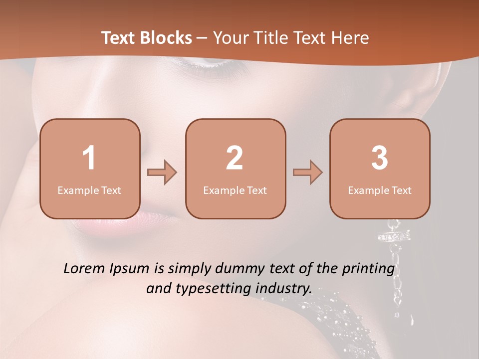 A Beautiful Woman In A Black Dress Posing For A Picture PowerPoint Template