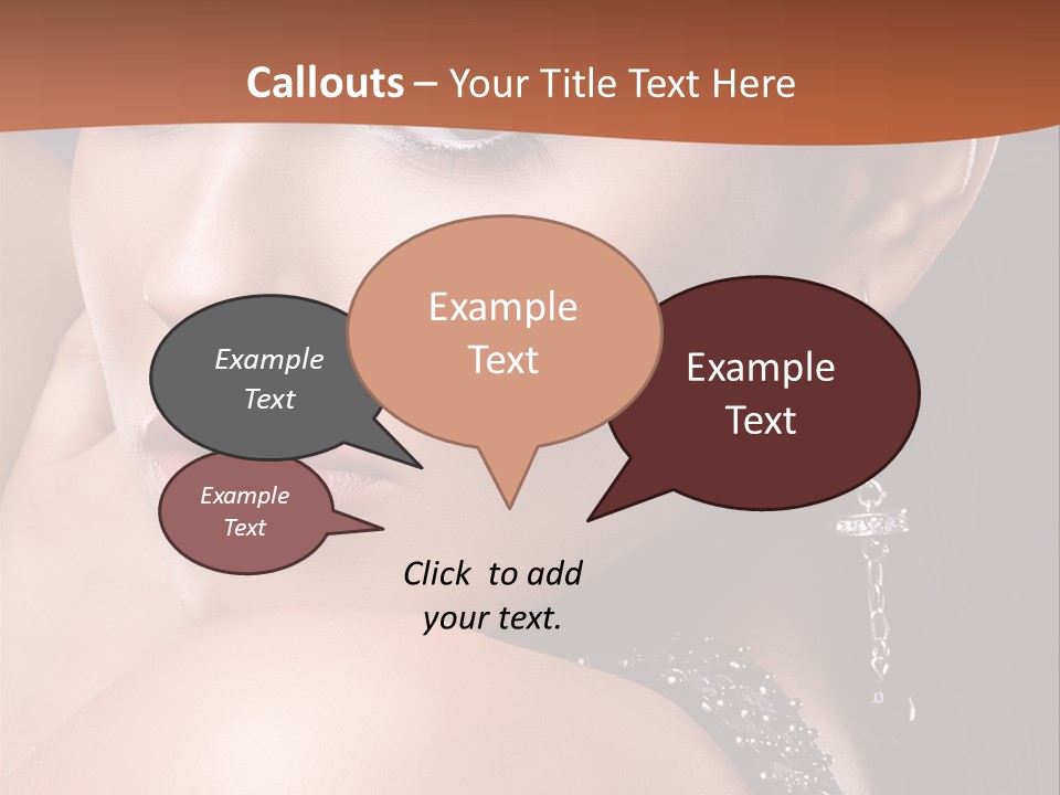 A Beautiful Woman In A Black Dress Posing For A Picture PowerPoint Template