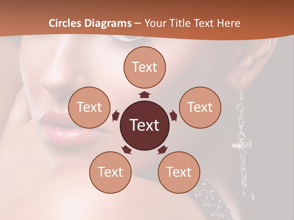 A Beautiful Woman In A Black Dress Posing For A Picture PowerPoint Template