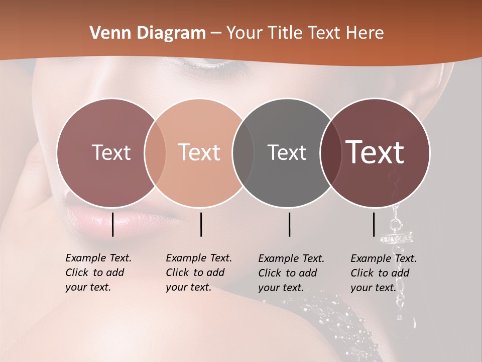 A Beautiful Woman In A Black Dress Posing For A Picture PowerPoint Template