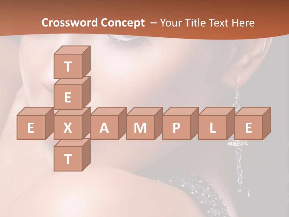 A Beautiful Woman In A Black Dress Posing For A Picture PowerPoint Template