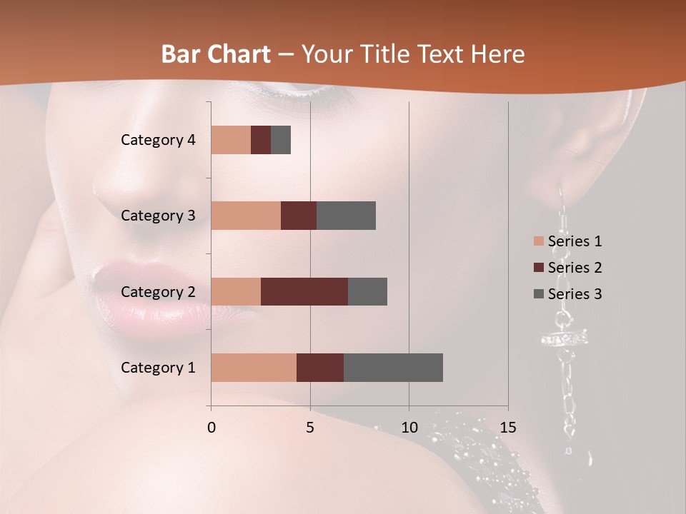 A Beautiful Woman In A Black Dress Posing For A Picture PowerPoint Template