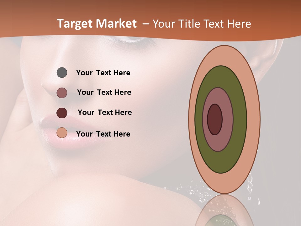 A Beautiful Woman In A Black Dress Posing For A Picture PowerPoint Template