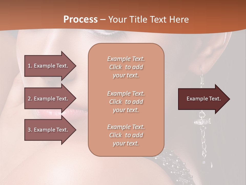 A Beautiful Woman In A Black Dress Posing For A Picture PowerPoint Template