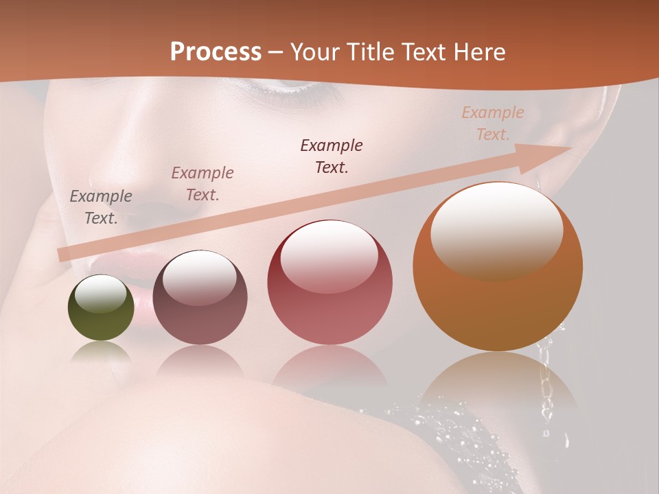 A Beautiful Woman In A Black Dress Posing For A Picture PowerPoint Template