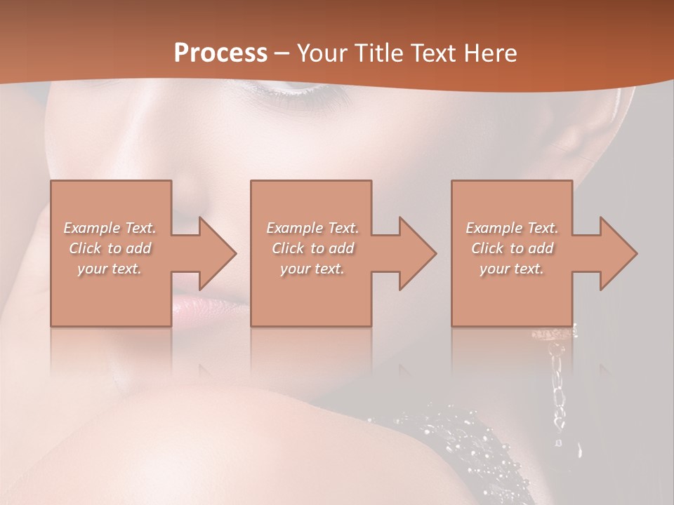 A Beautiful Woman In A Black Dress Posing For A Picture PowerPoint Template