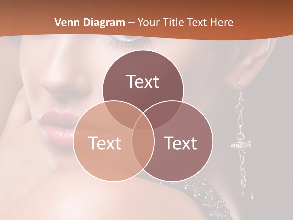 A Beautiful Woman In A Black Dress Posing For A Picture PowerPoint Template