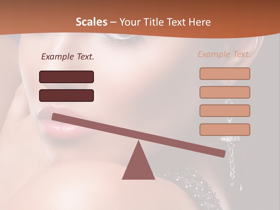 A Beautiful Woman In A Black Dress Posing For A Picture PowerPoint Template