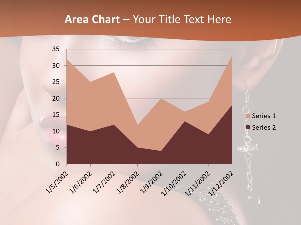 A Beautiful Woman In A Black Dress Posing For A Picture PowerPoint Template