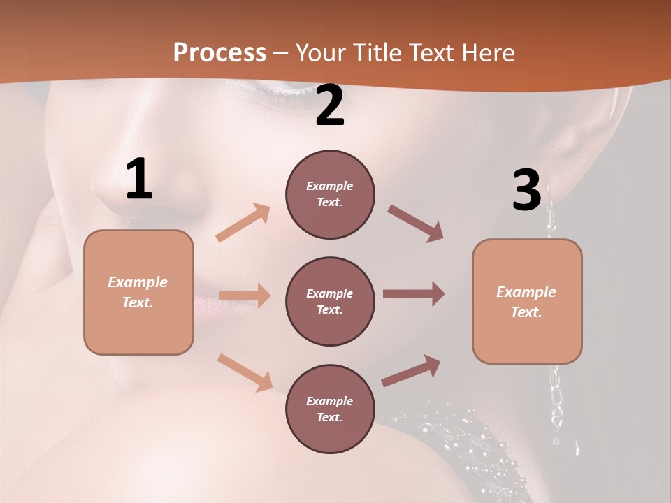 A Beautiful Woman In A Black Dress Posing For A Picture PowerPoint Template