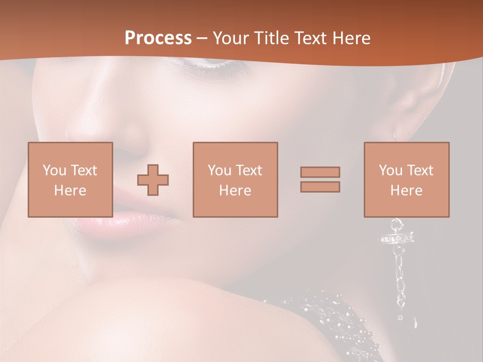 A Beautiful Woman In A Black Dress Posing For A Picture PowerPoint Template